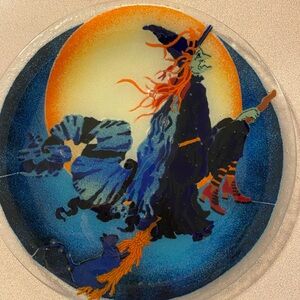 Vintage Peggy Karr Witch Plate